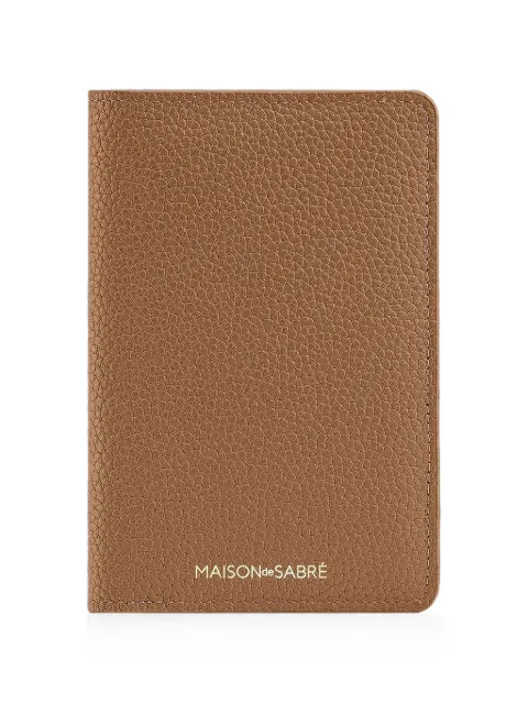 MAISON de SABRÉ full-grain leather passport holder