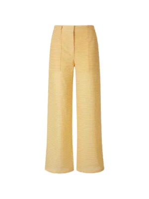 Pleats Please Issey Miyake Mellow プリーツ パンツ | イエロー
