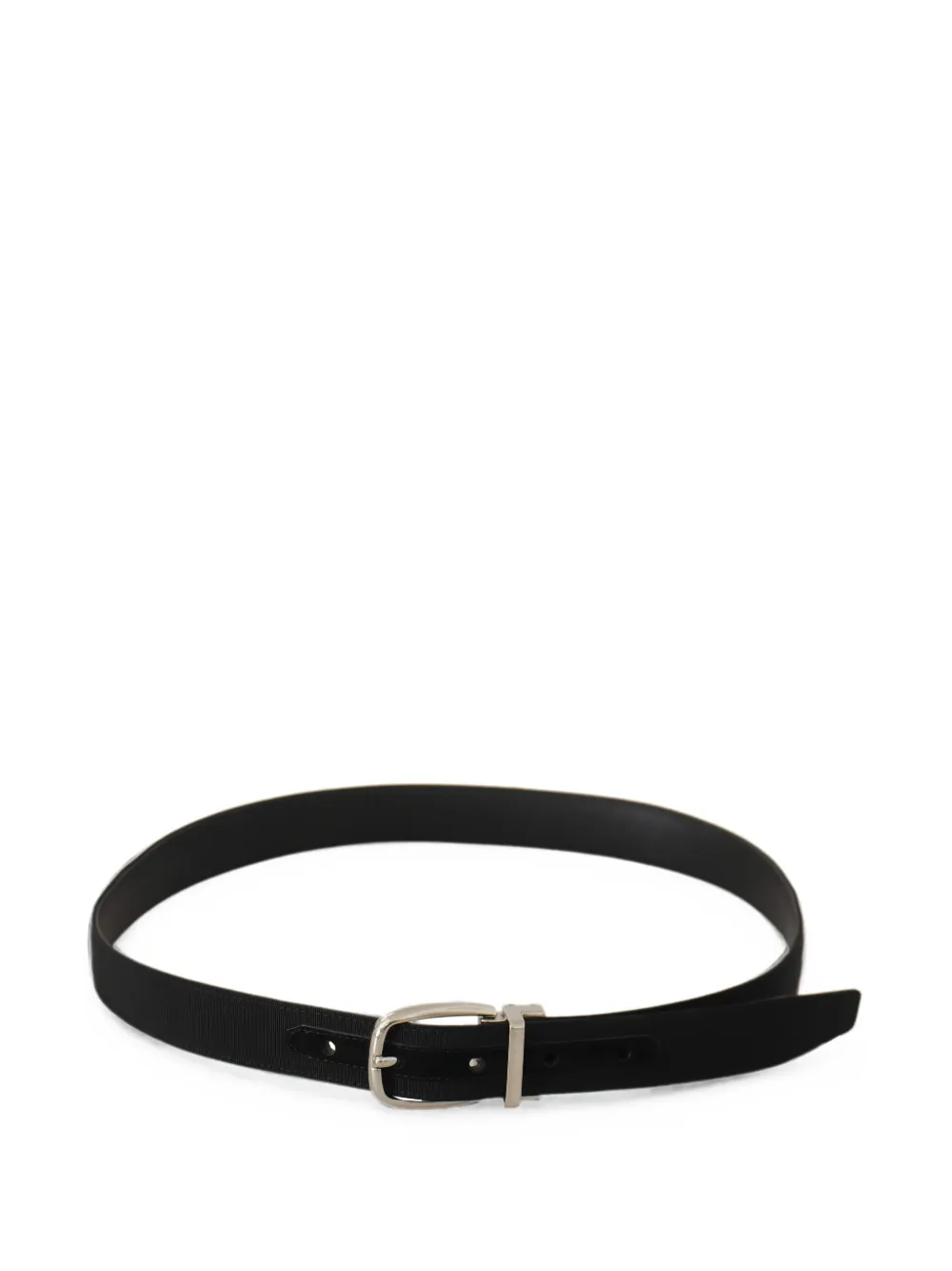 Dolce & Gabbana Riem met geweven textuur en leren afwerking Zwart