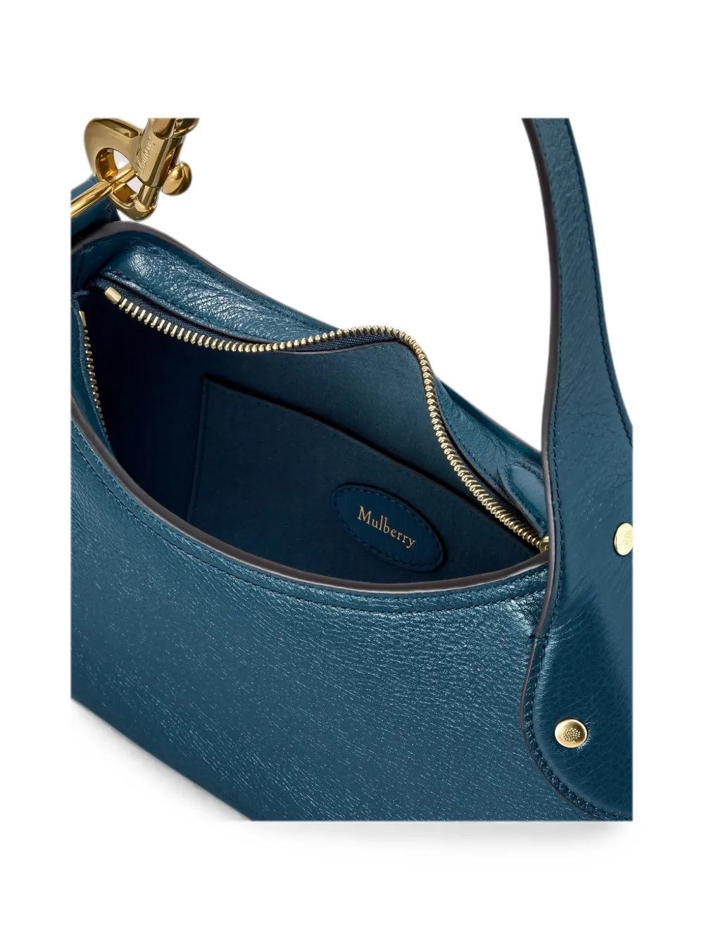 Mulberry Leren schoudertas Blauw