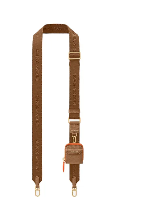 MAISON de SABRÉ Utility bag strap with charm