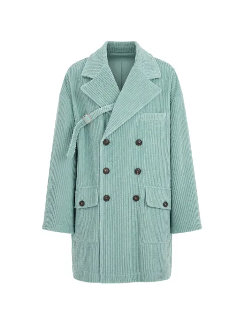 Dolce & Gabbana double-breasted corduroy coat
