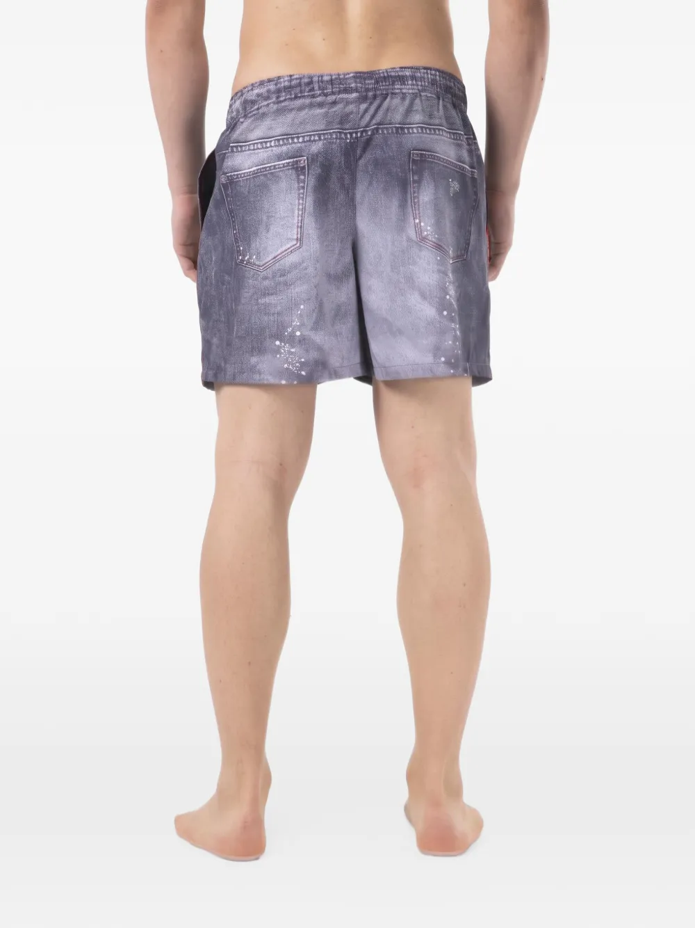 Just Cavalli Zwembroek met print Blauw