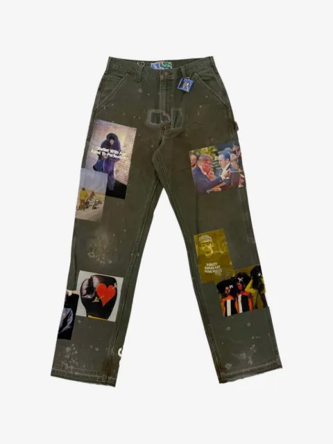 Better with Age  pantalones con detalle de parche