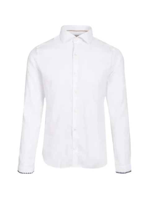 Al Duca D’Aosta 1902 camisa con botones y ribete bordado