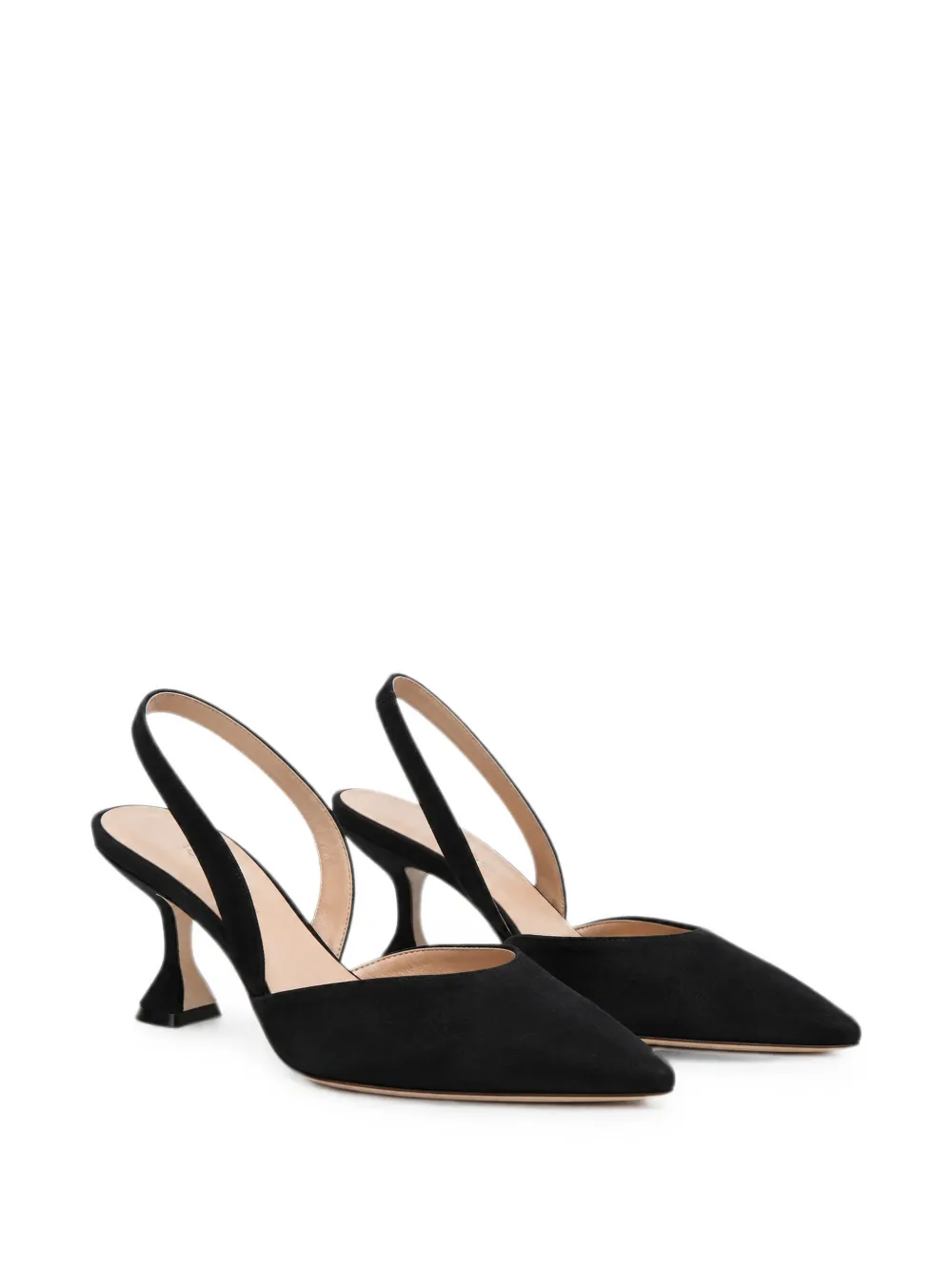 Amina Muaddi Holli Sling 95 pumps Zwart