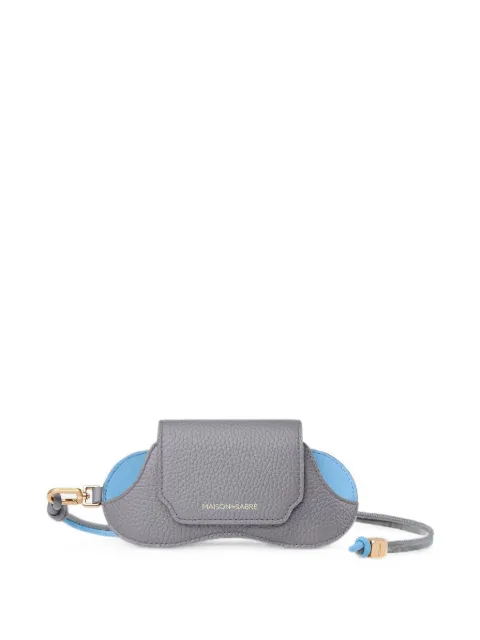 MAISON de SABRÉ grain-leather glasses sleeve