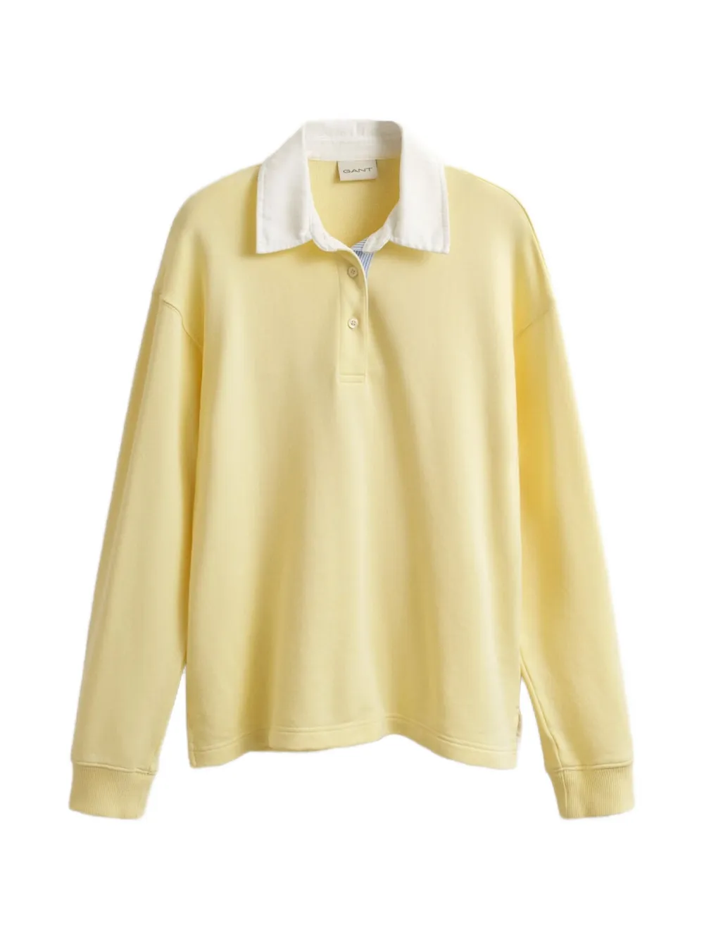  Gant Polo Con Cuello En Contraste - Amarillo 