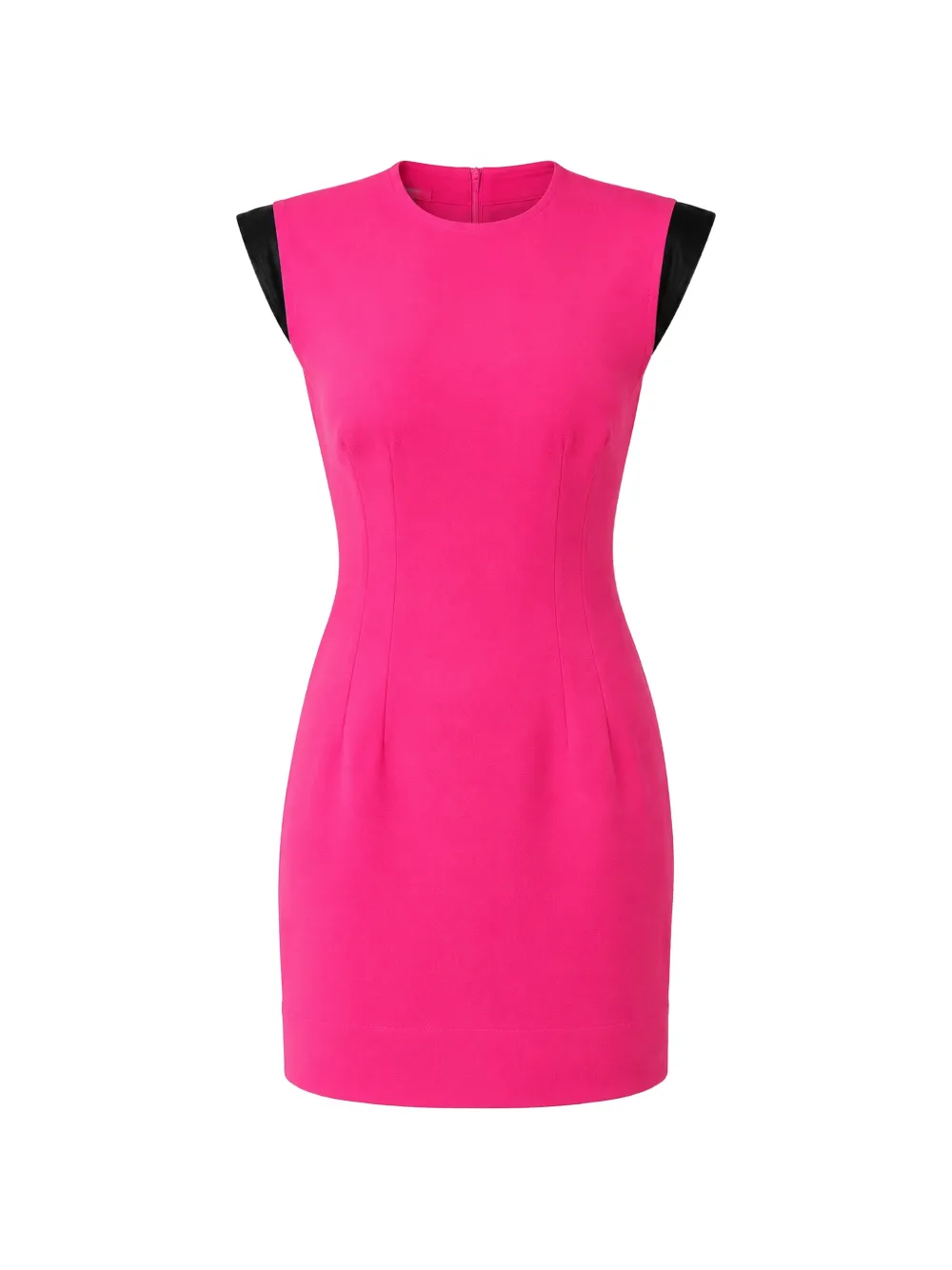 Dolce & Gabbana Abito corto svasato smanicato - Rosa