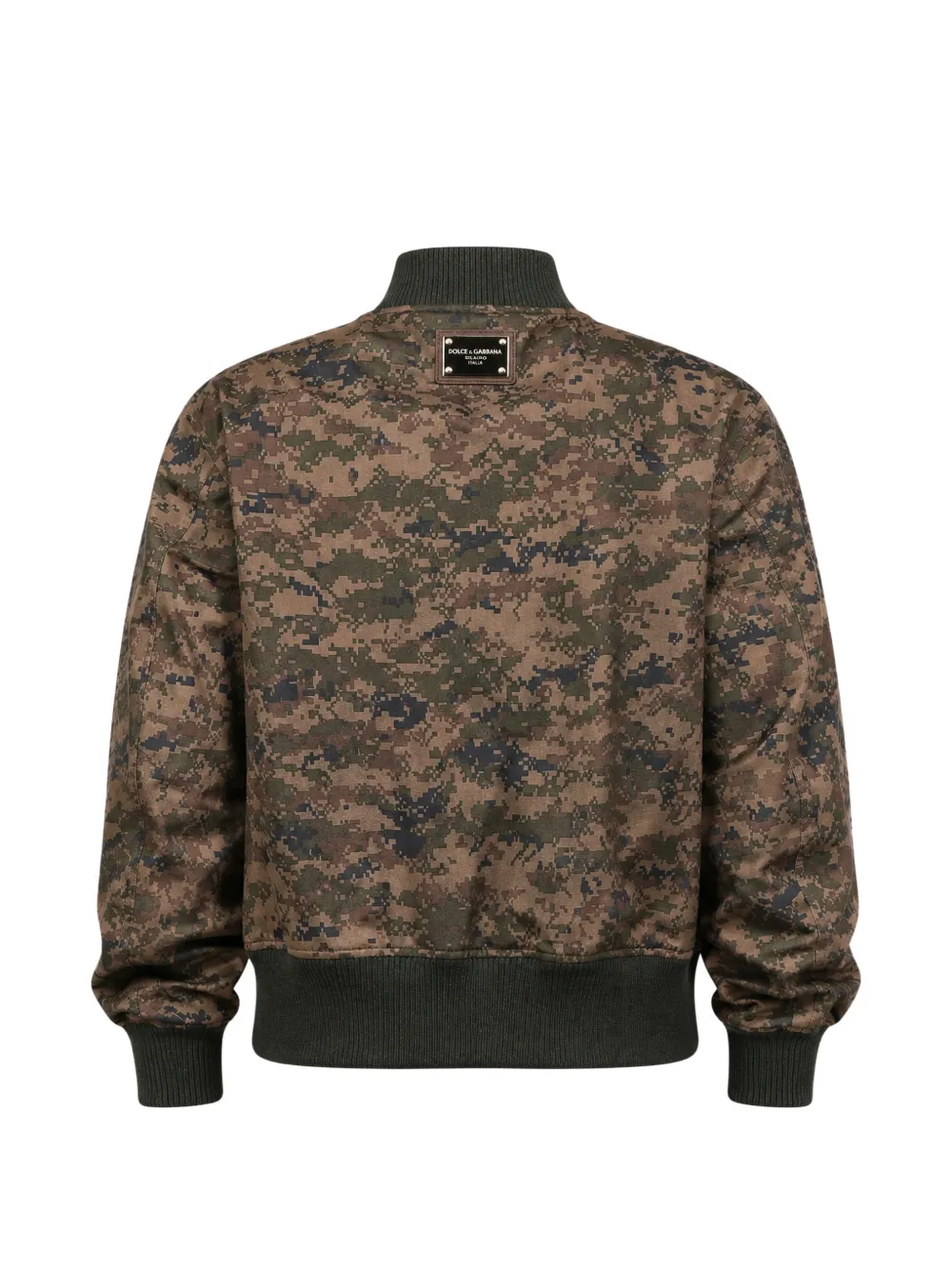Dolce & Gabbana Bomberjack met camouflageprint Bruin