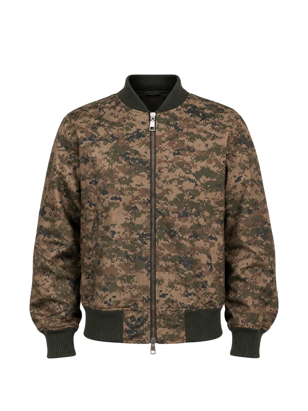 Dolce & Gabbana Bomber con stampa camouflage - Marrone