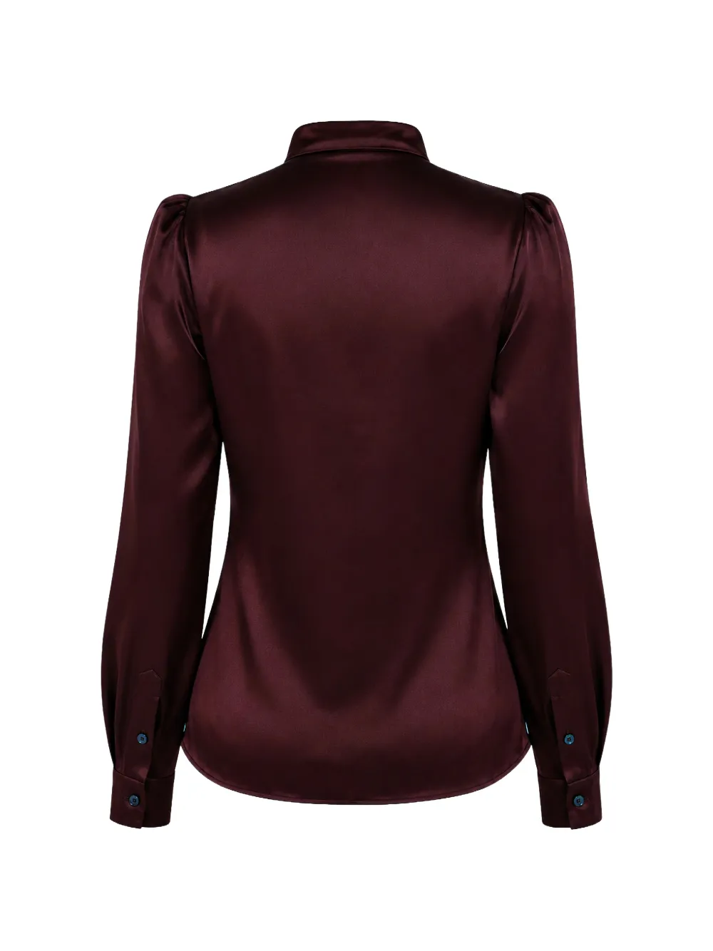 Dolce & Gabbana Zijden blouse met vlinderstrik Rood