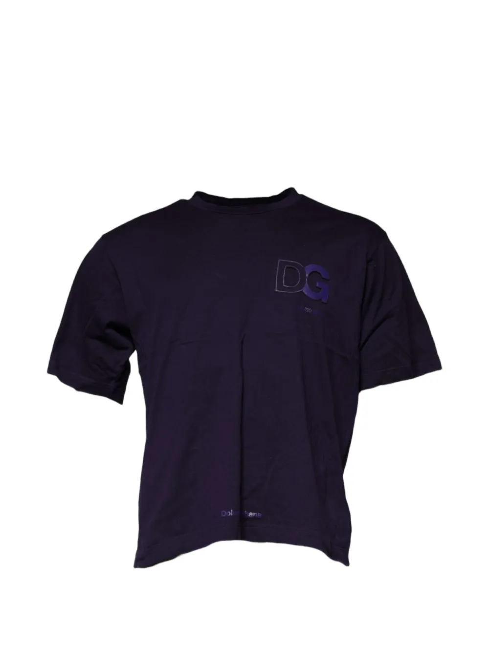 Dolce & Gabbana T-Shirt mit DG - Violett