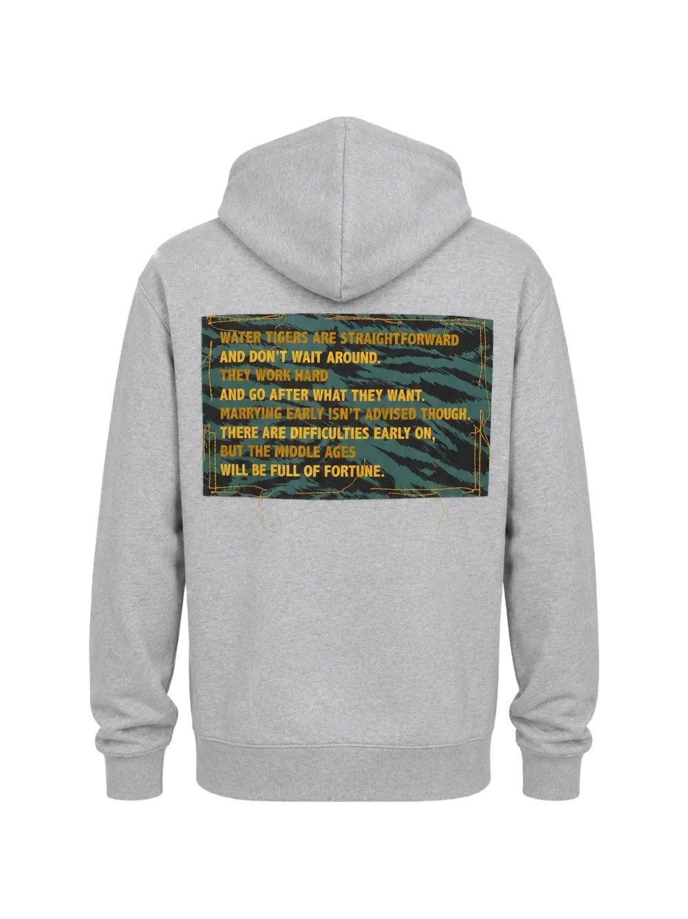 Dolce & Gabbana Hoodie met DG-logoplakkaat Grijs
