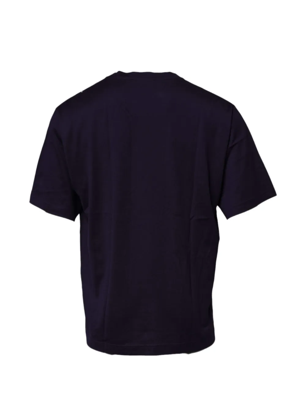 Dolce & Gabbana T-shirt met logo-reliëf Blauw