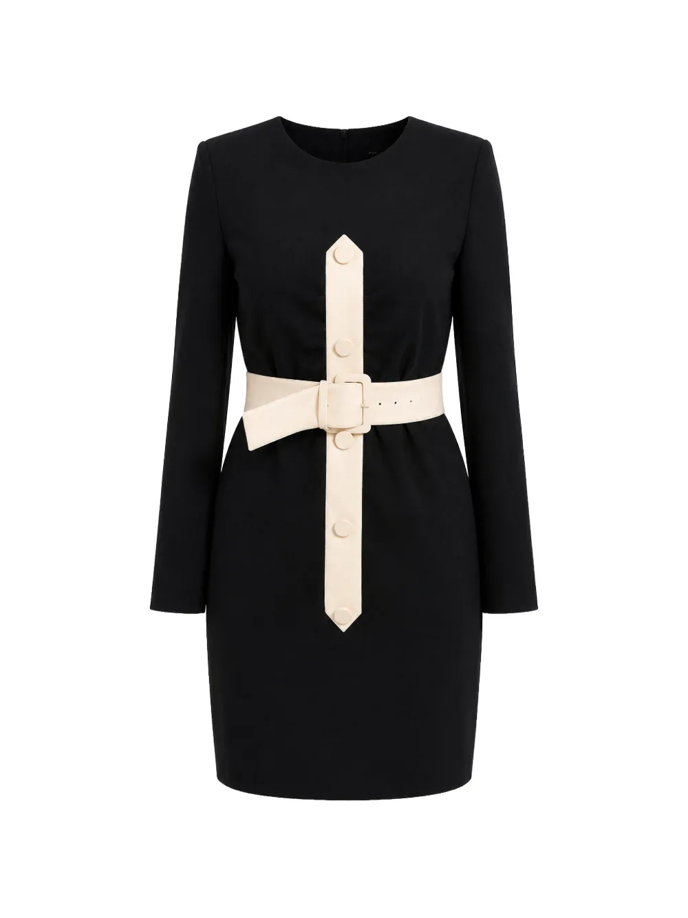 Givenchy Abito corto con design color-block - Nero