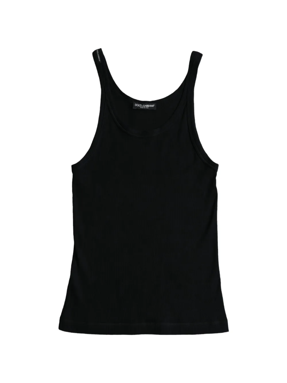 Dolce & Gabbana Canotta con scollo ampio - Nero