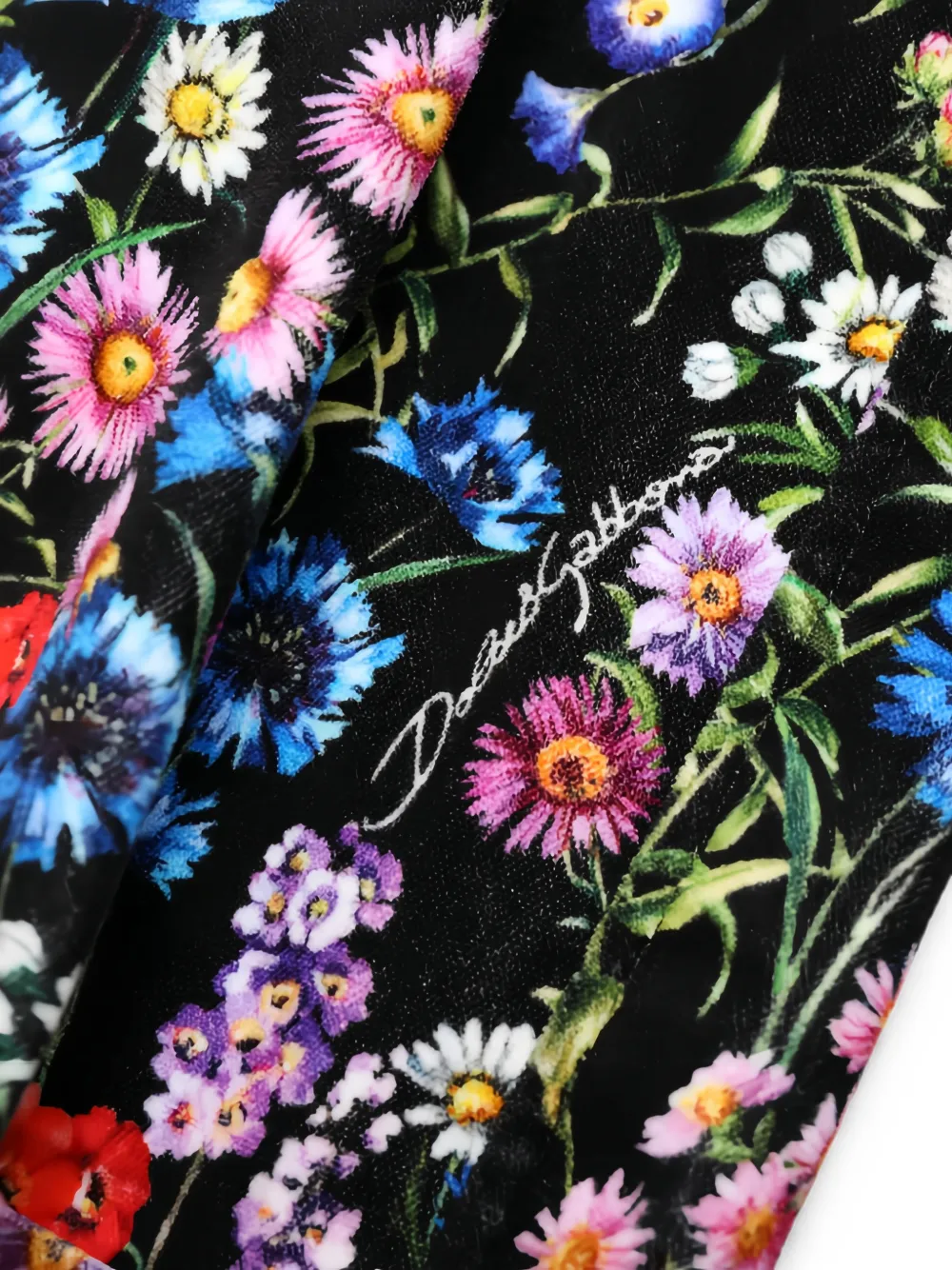 Dolce & Gabbana Shorts met bloemenprint Zwart
