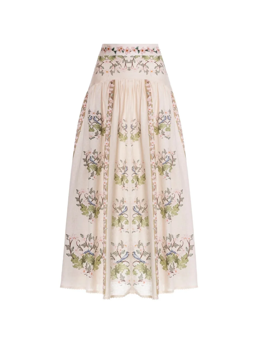 Agua By Agua Bendita Curua Anhelo floral-print maxi skirt - Toni neutri
