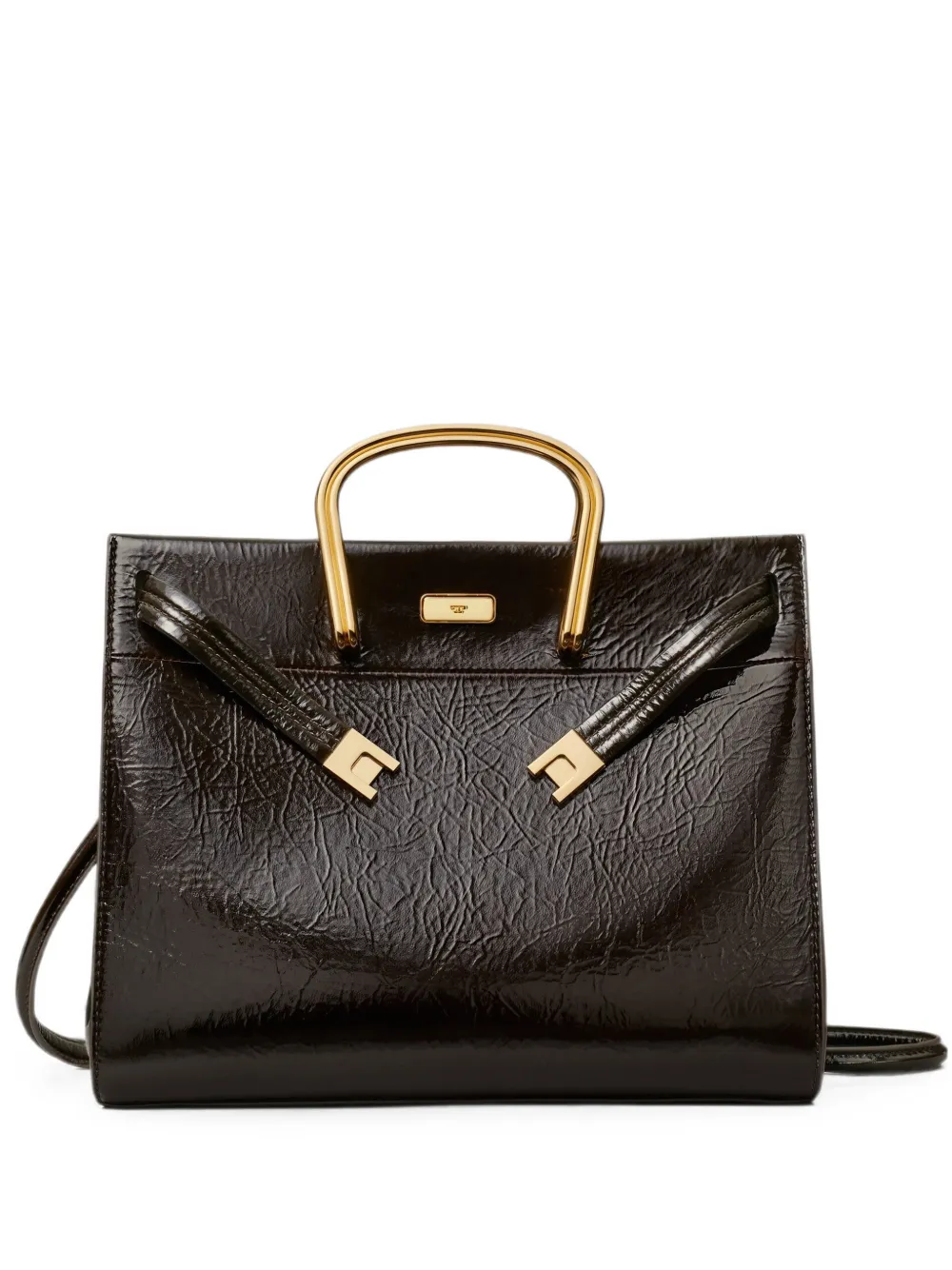 Tory Burch Soft Lee tote bag - Marrone