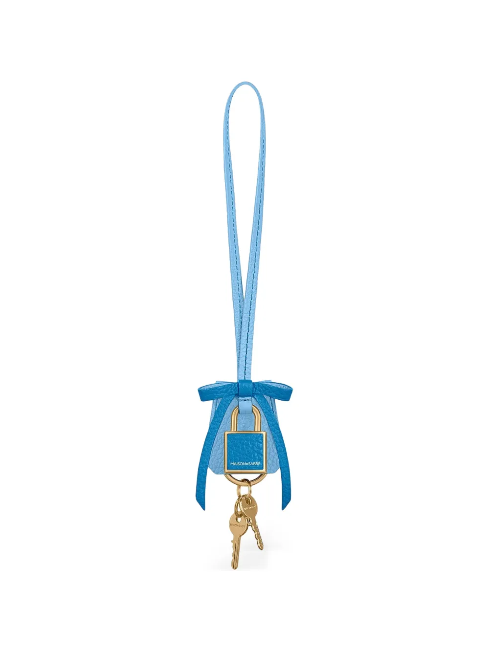 MAISON de SABRÉ Ciondolo The Bow Padlock - Blu