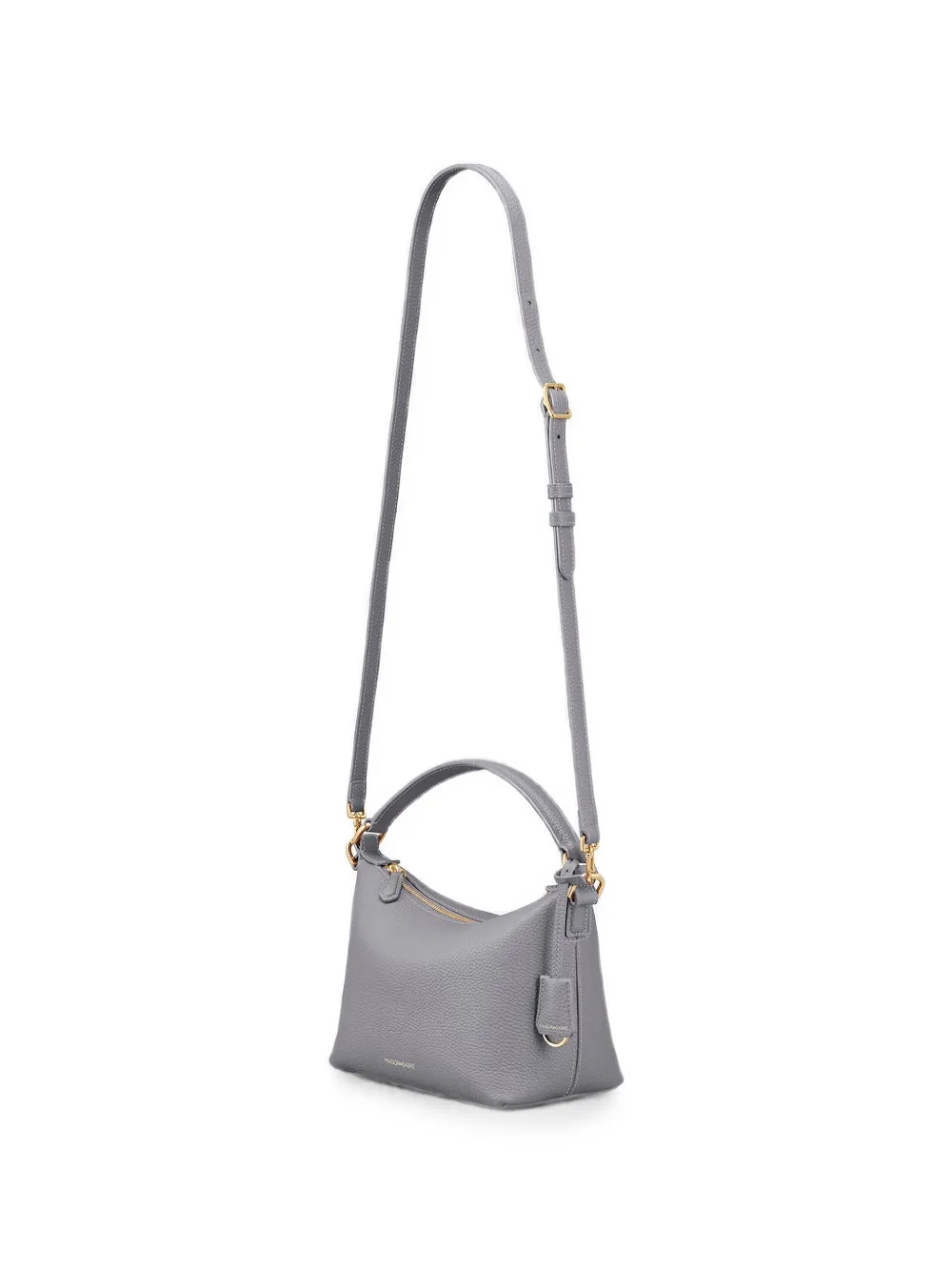 MAISON de SABRÉ Kleine leren trapeziumvormige tas Grijs
