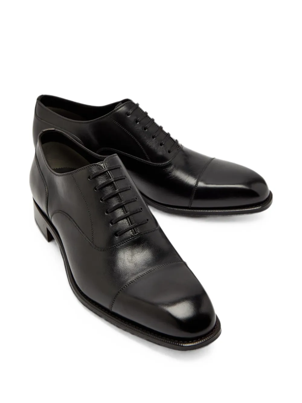 TOM FORD cap-toe lace-up shoes Zwart
