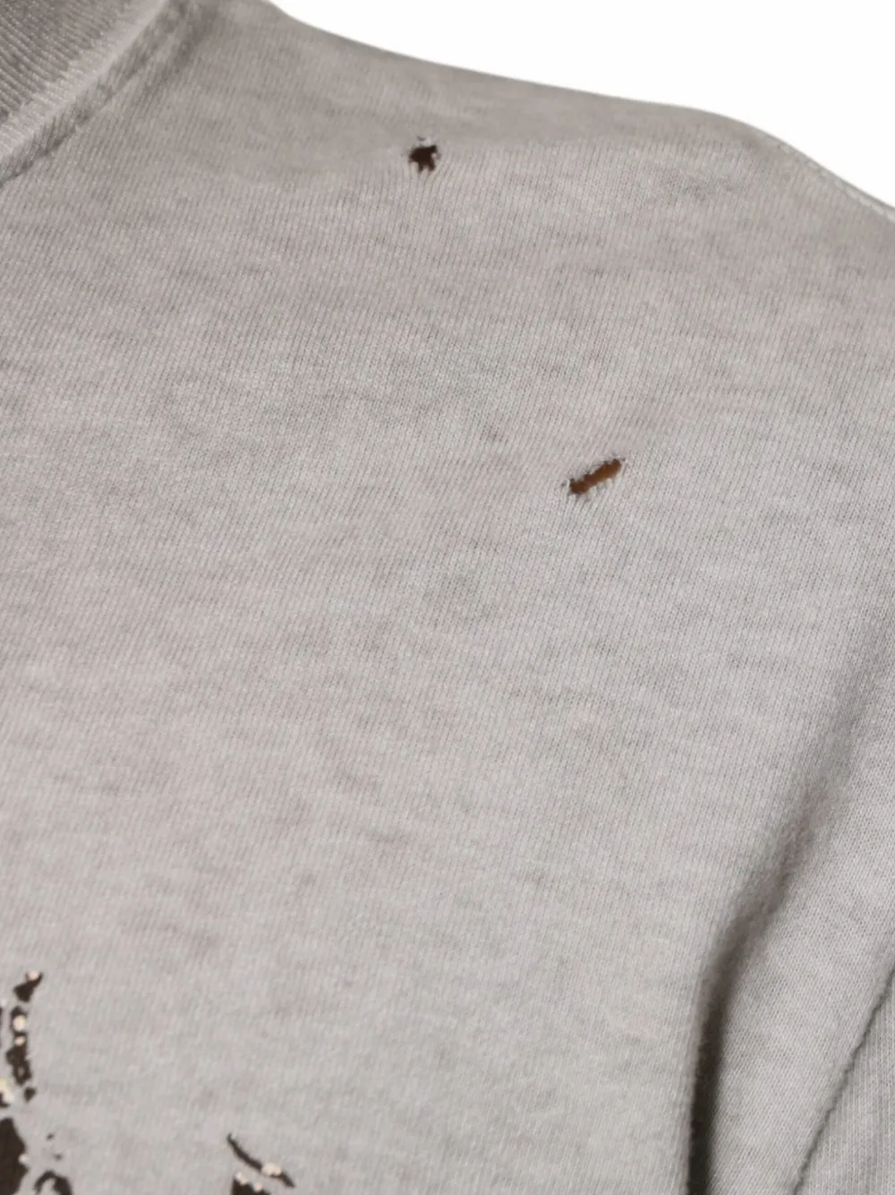 Dolce & Gabbana T-shirt met gerafelde afwerking Grijs