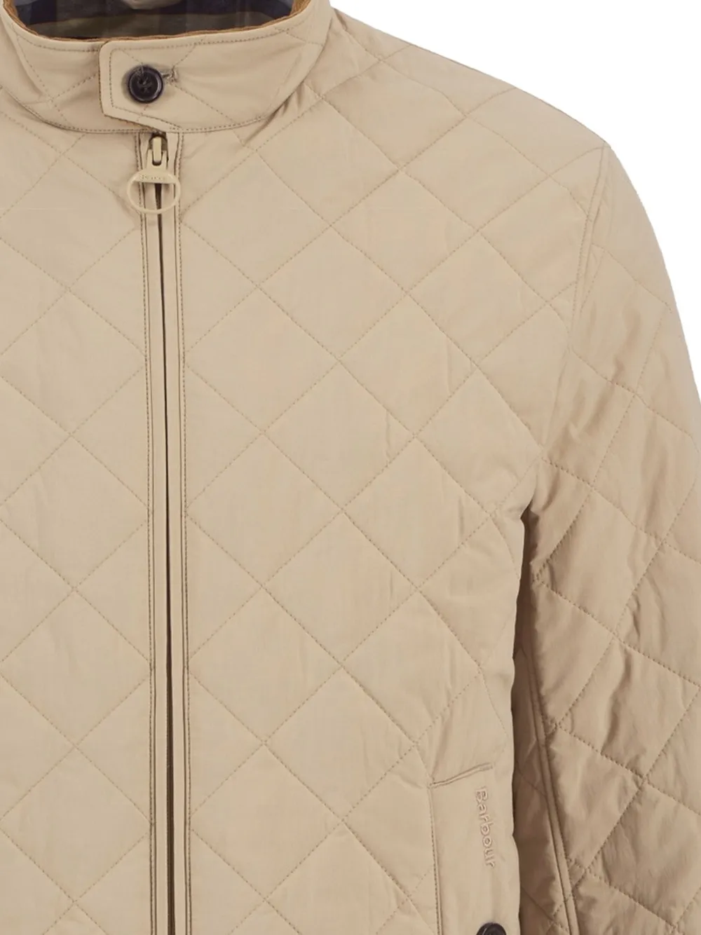 Barbour Tyneside gewatteerd jack Beige