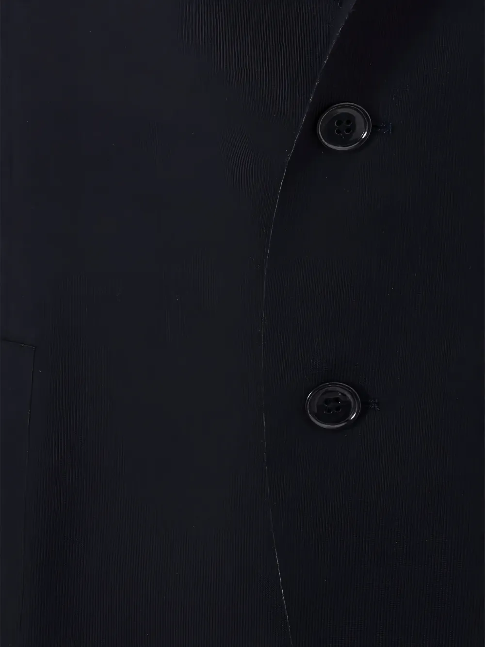 Lardini Colbert met gekerfde revers en bloemvormige speld Blauw