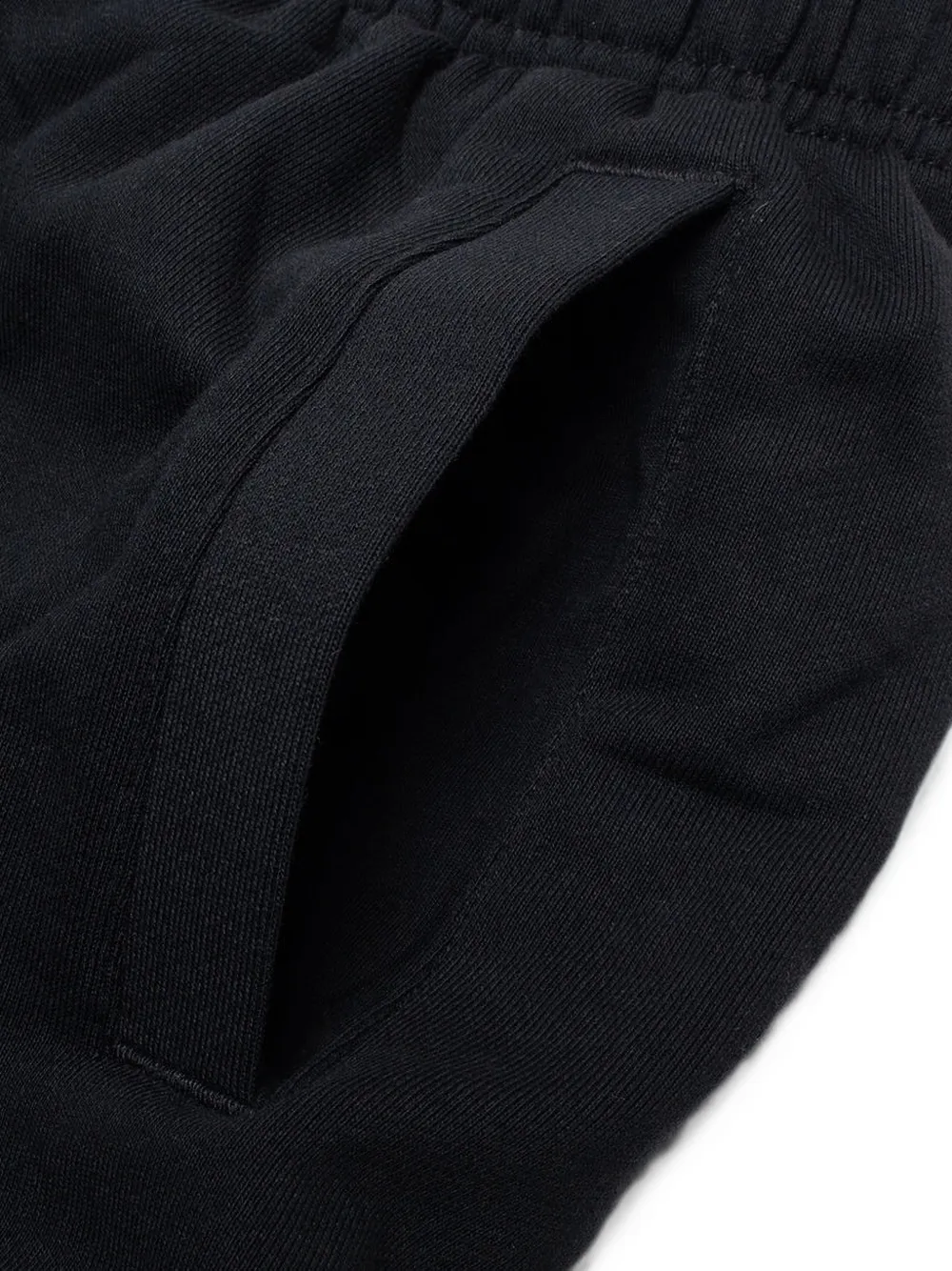 Nike Trainingsshorts met gerafelde rand Zwart