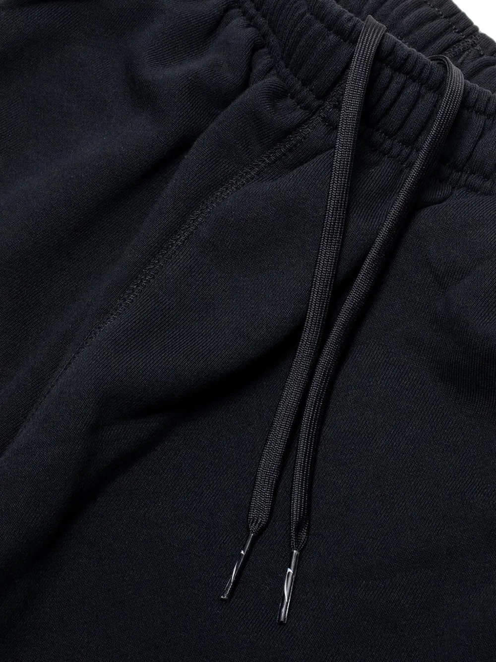 Nike Trainingsshorts met gerafelde rand Zwart