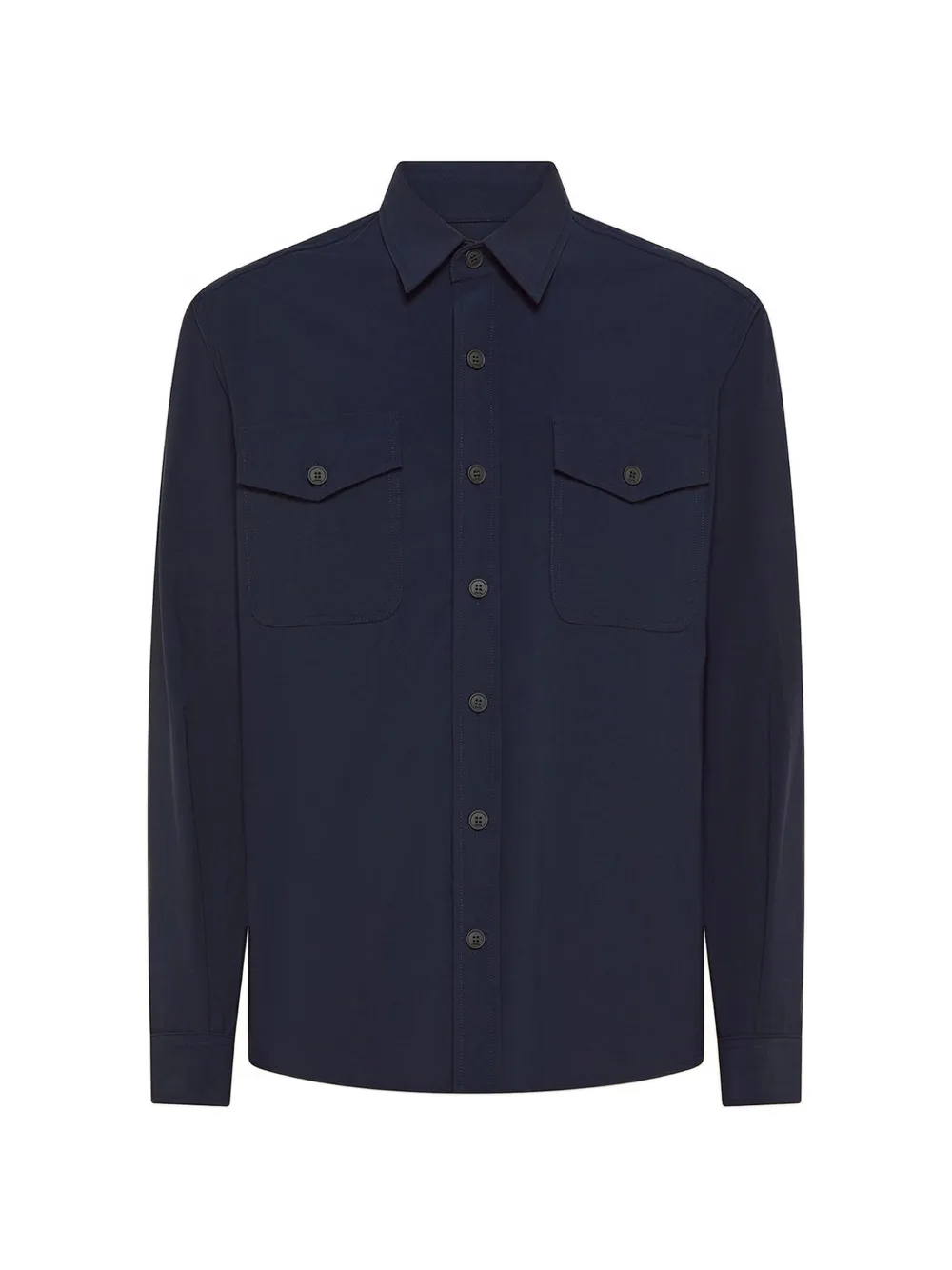 Cruna Osaka button-up shirt jacket - Blau