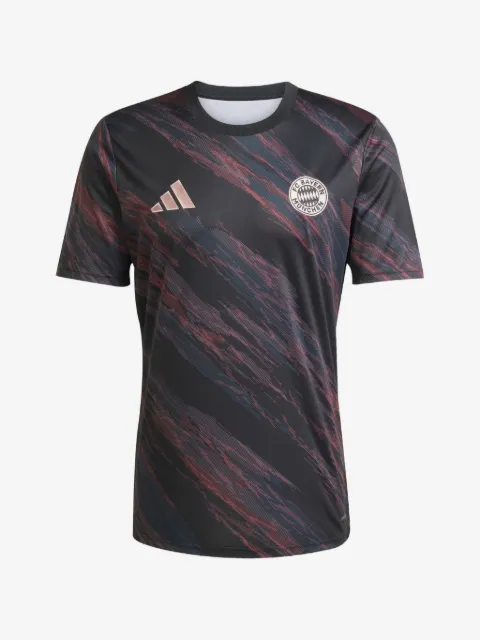 adidas FC Bayern 25/26 graphic-print warm-up T-shirt