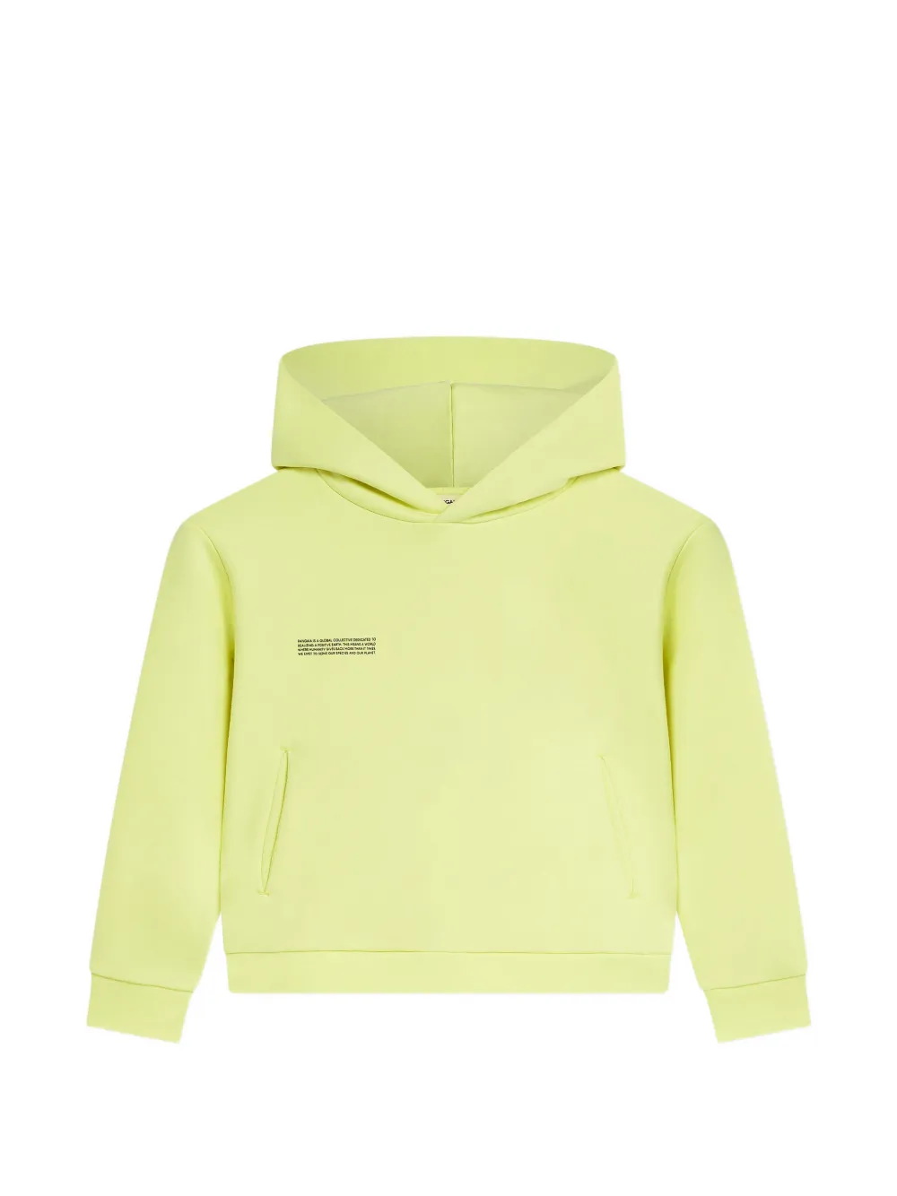 Pangaia Kids' 365 Cotton Hoodie In Green