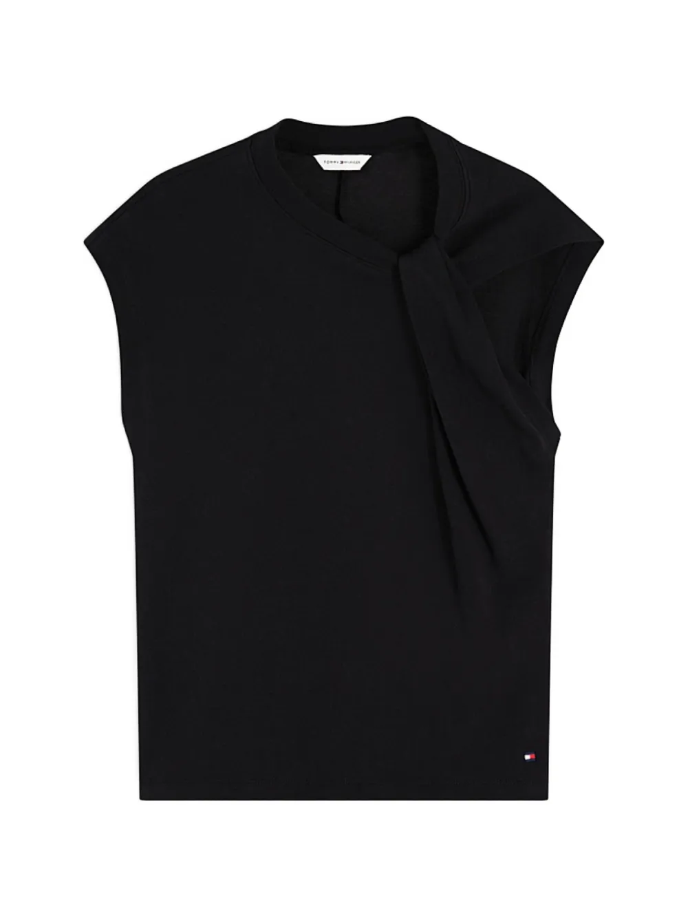 Tommy Hilfiger Top con nodo - Nero