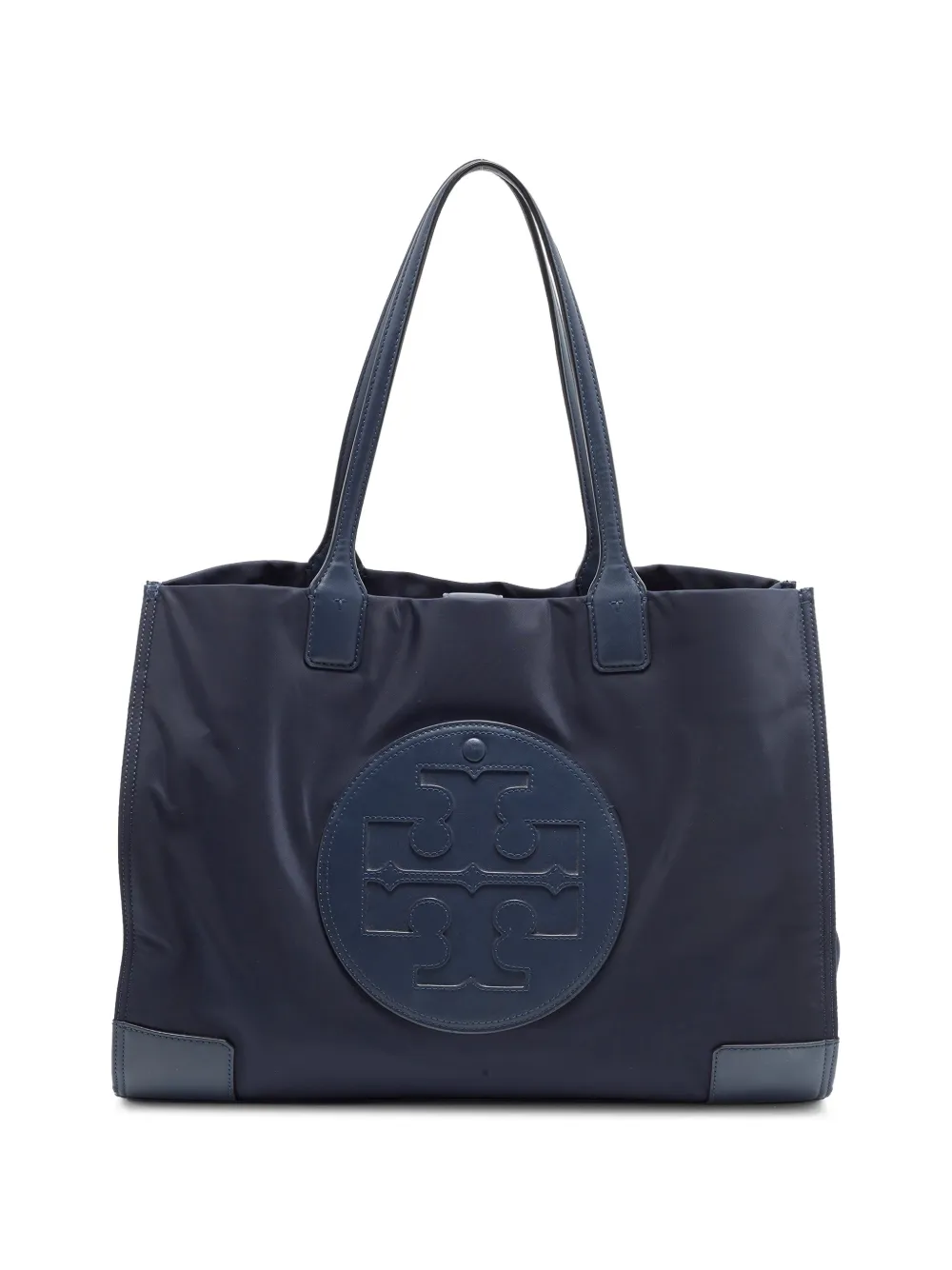 Tory Burch Ella logo-patch tote bag - Blu