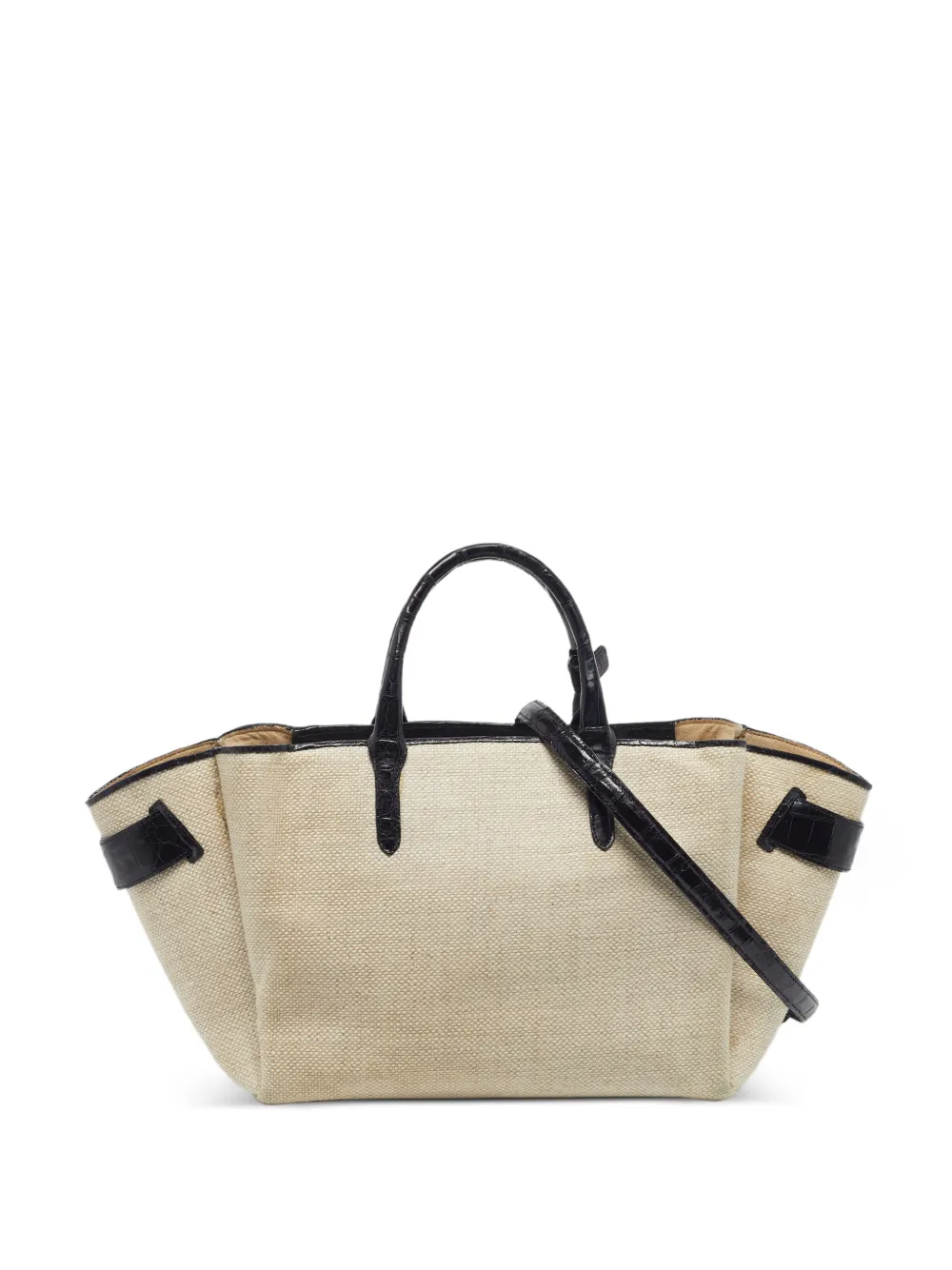 Nancy Gonzalez Cristie croc-embossed tote bag - Nude