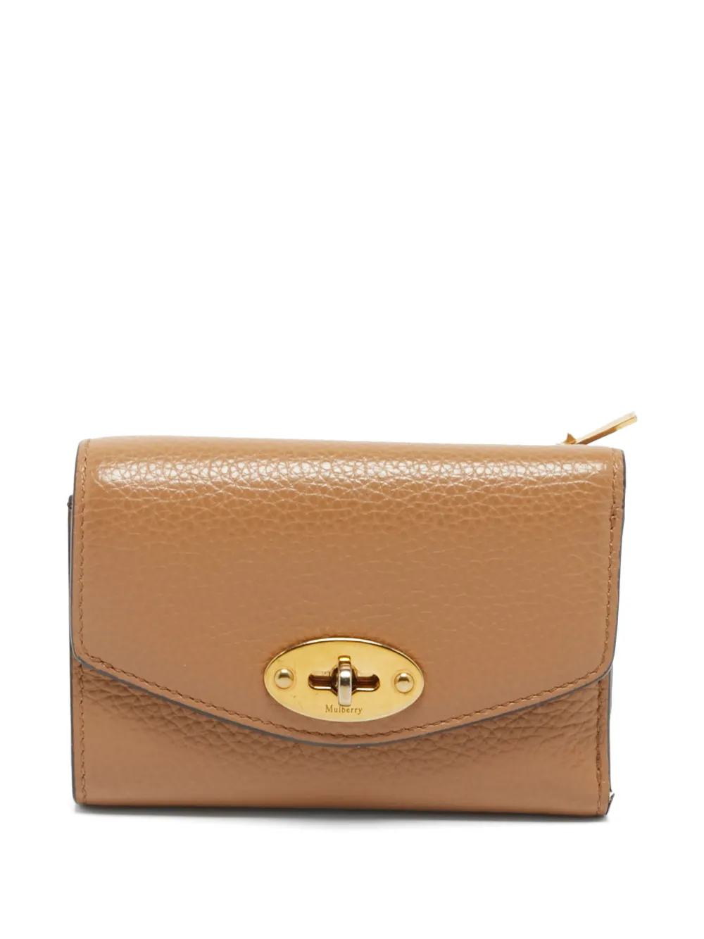 Mulberry Pre-Owned twist-lock tri-fold wallet - Braun