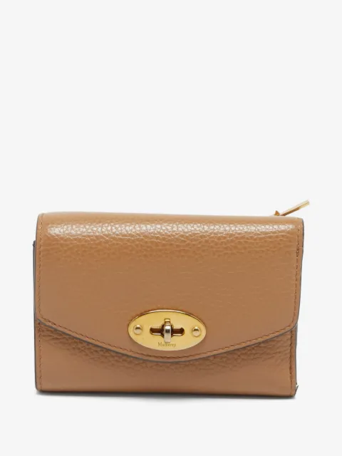 Mulberry Pre-Owned twist-lock tri-fold wallet