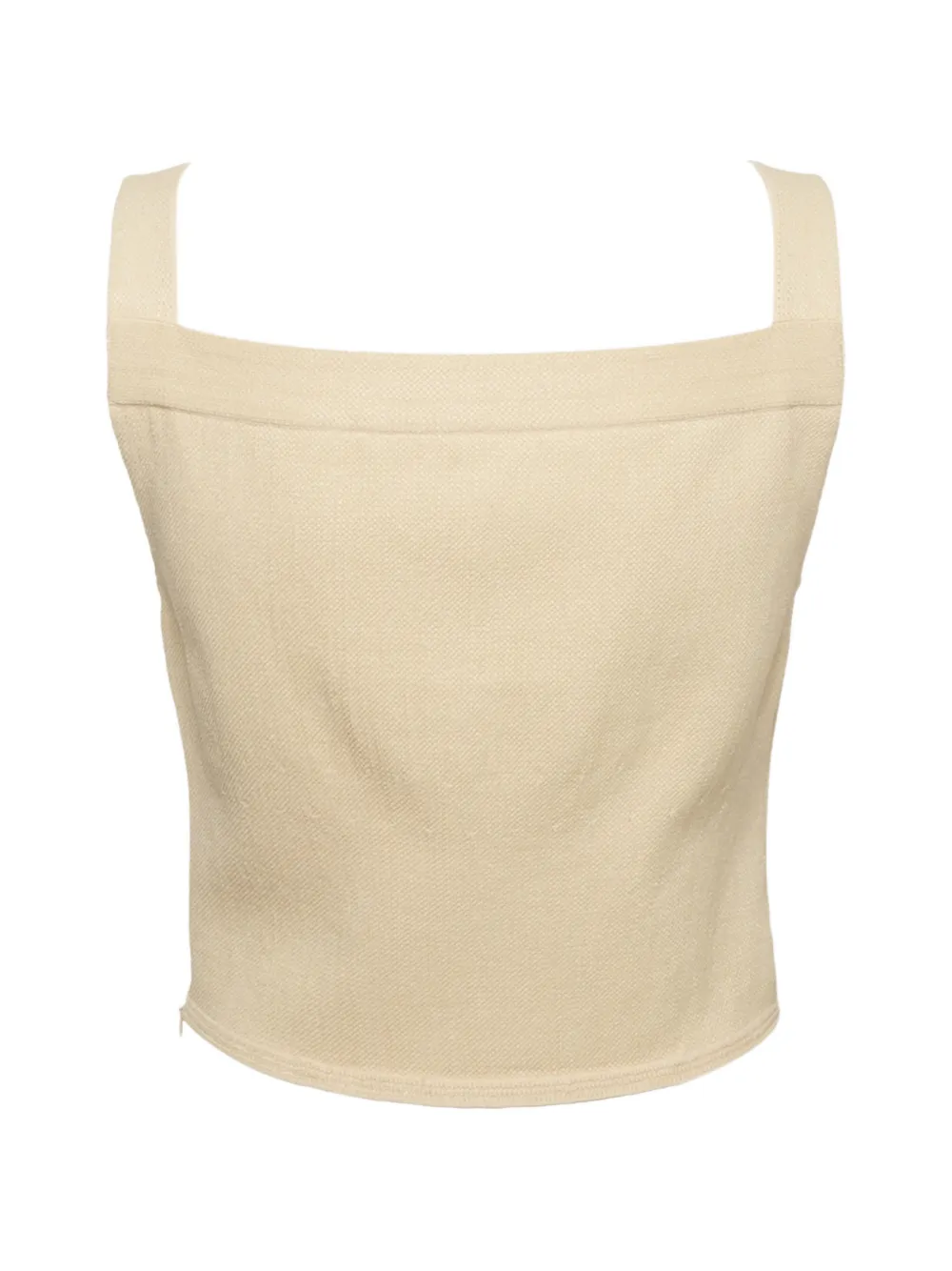 Alaïa Pre-Owned sleeveless crop top - Neutrals