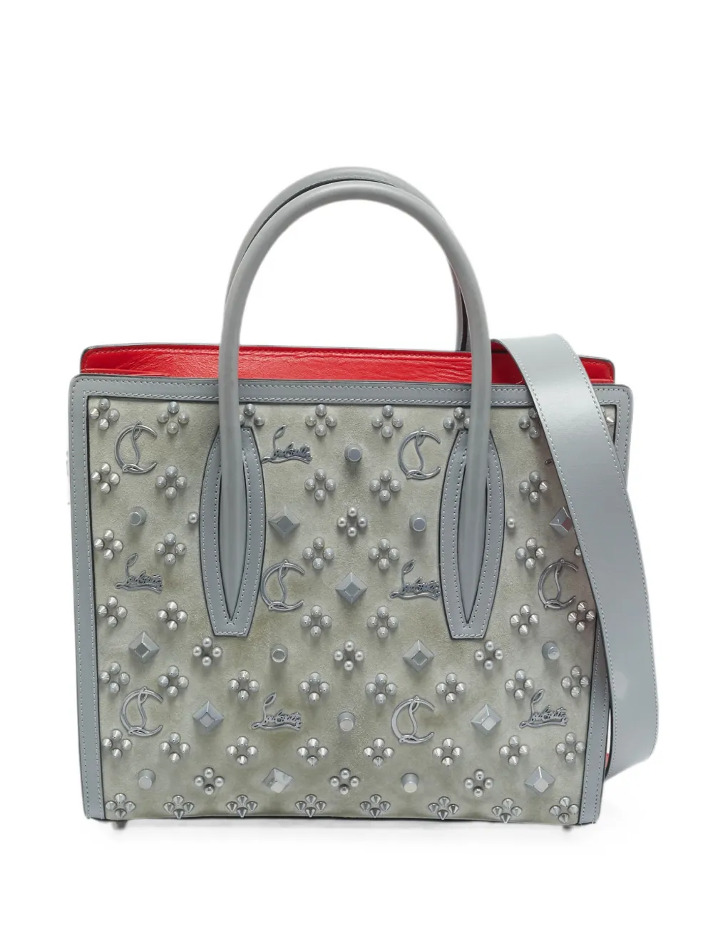 Christian Louboutin Pre-Owned sac à main Paloma médium - Gris