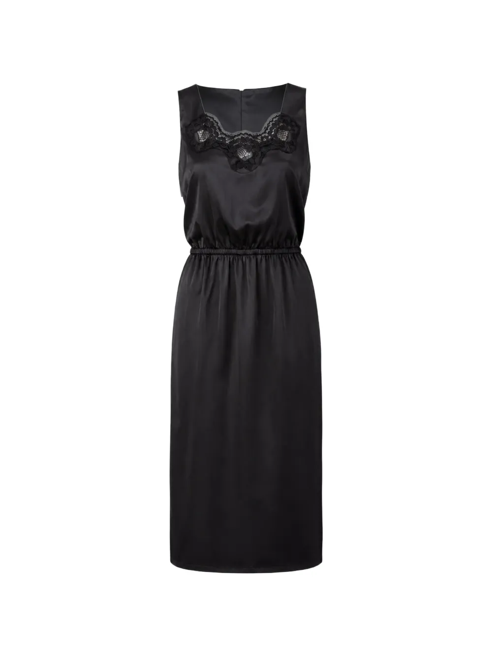 Dolce & Gabbana Abito con bordo in pizzo - Nero