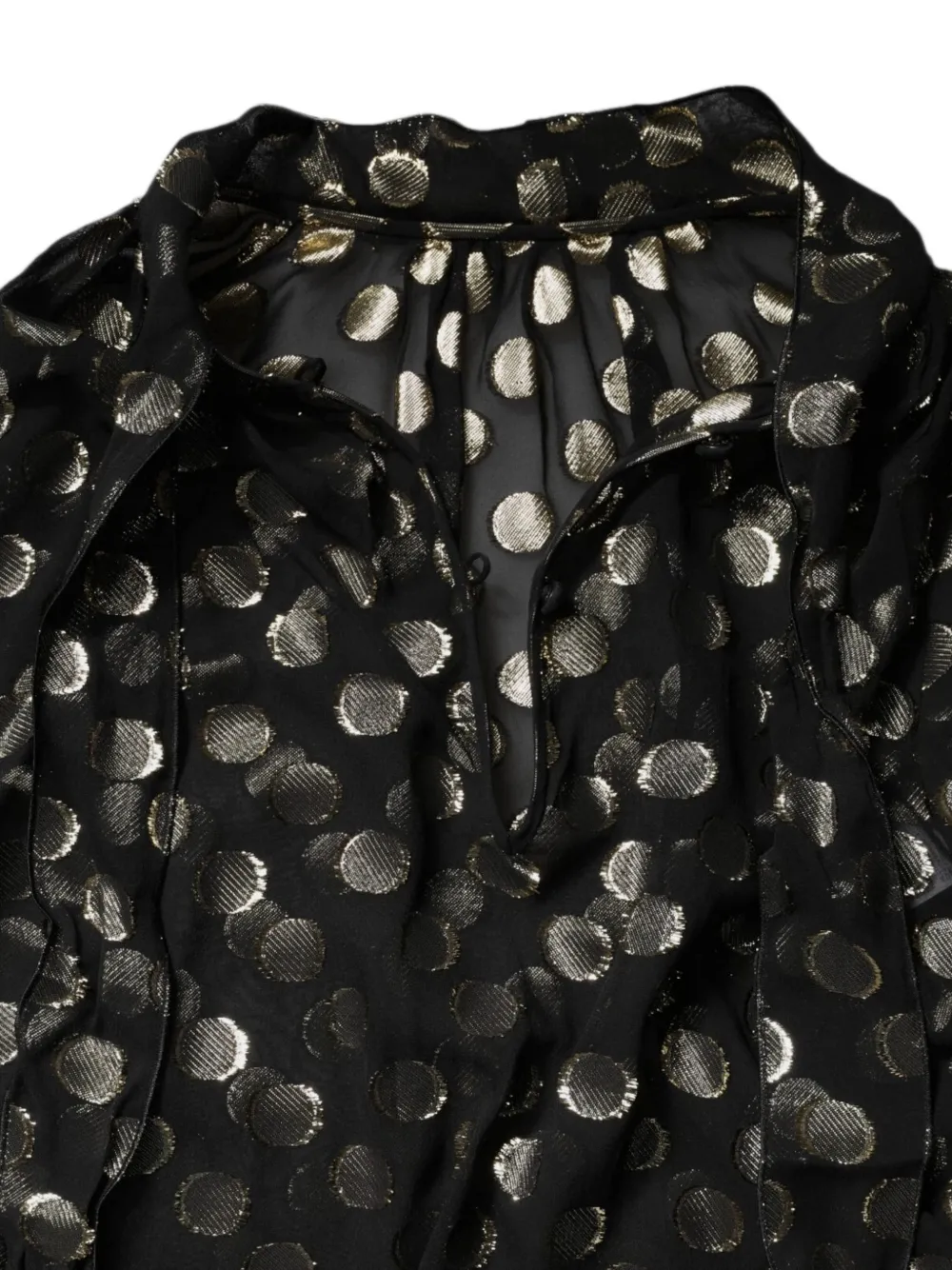 Dolce & Gabbana Blouse met stippen Zwart