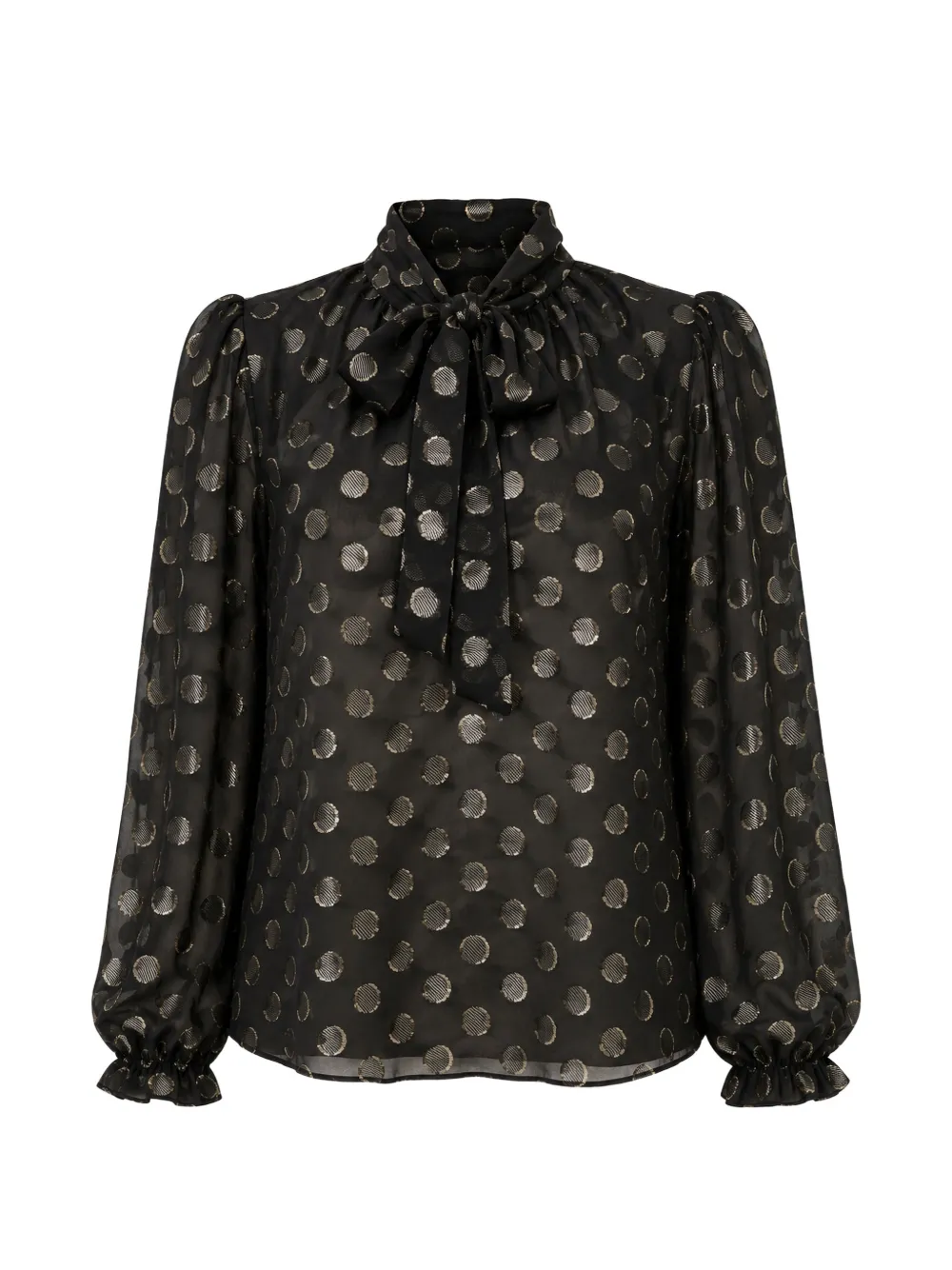Dolce & Gabbana Blusa a pois - Nero