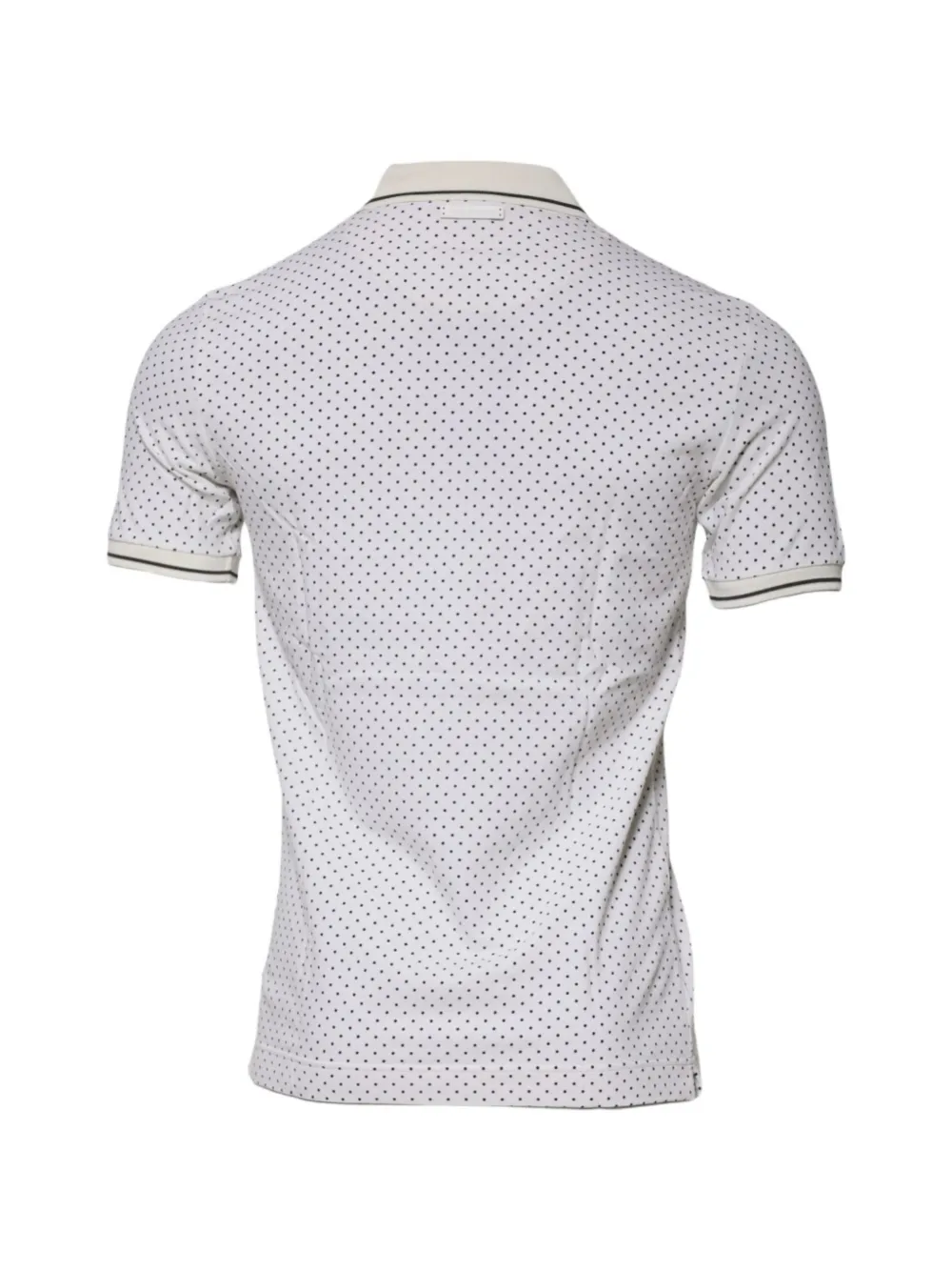 Dolce & Gabbana Poloshirt met stippen Wit