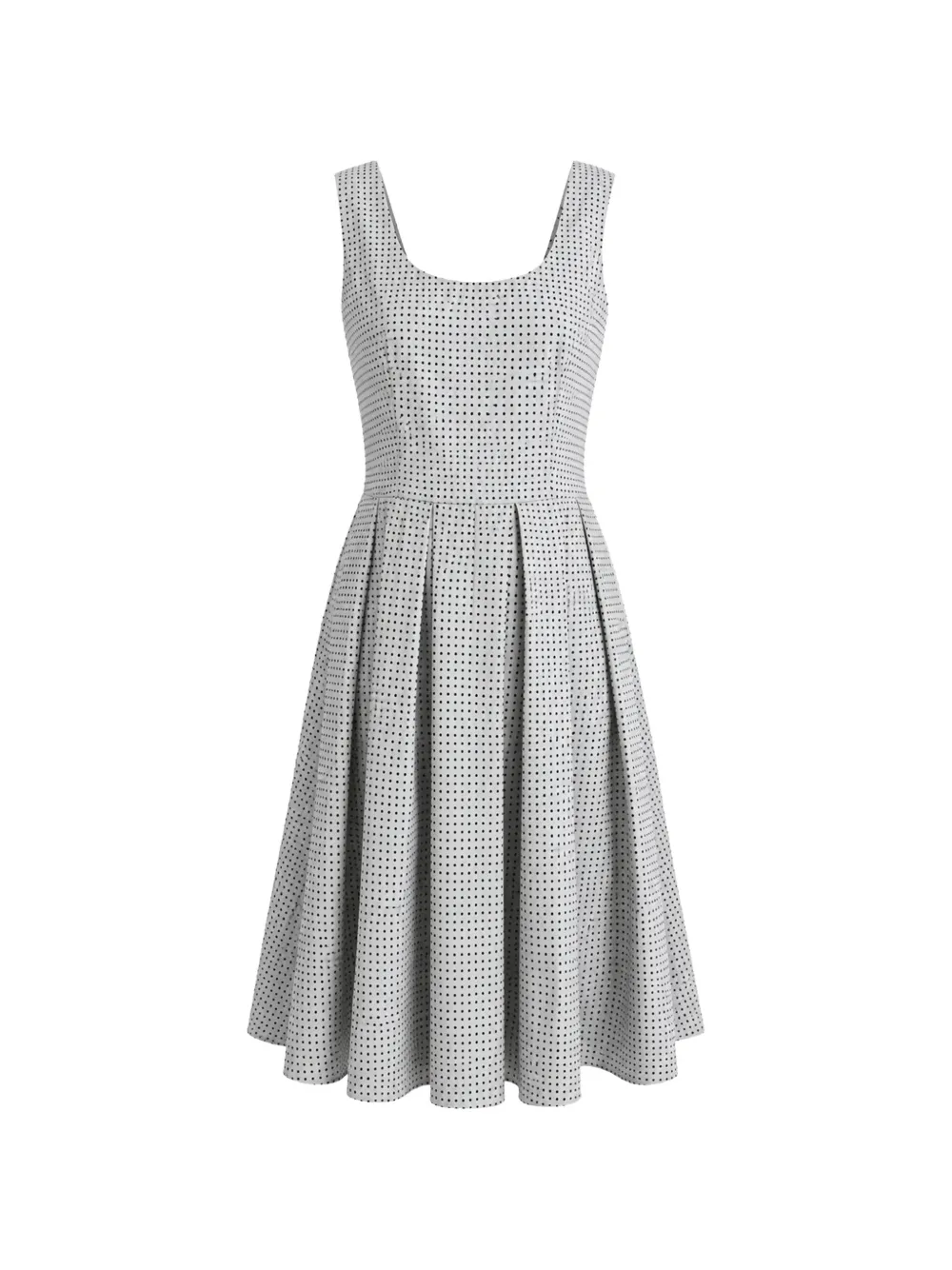 Dolce & Gabbana Abito midi a pois - Grigio