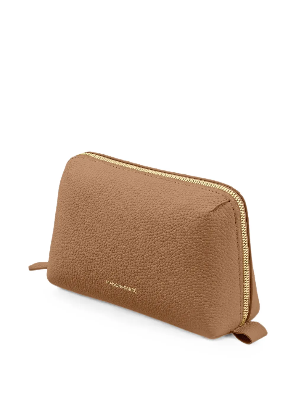 MAISON de SABRÉ Leren buidel Beige