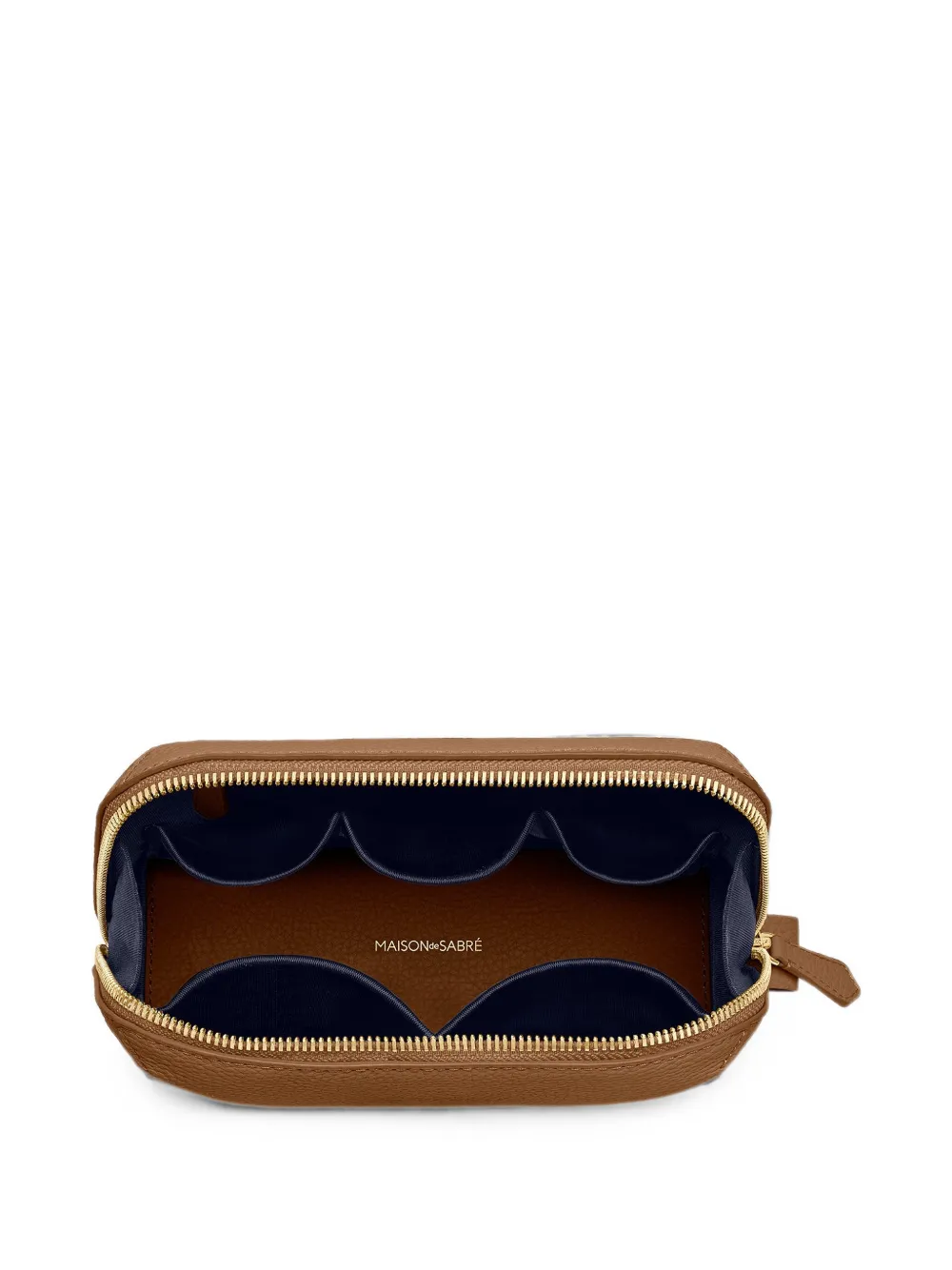 MAISON de SABRÉ Leren buidel Beige