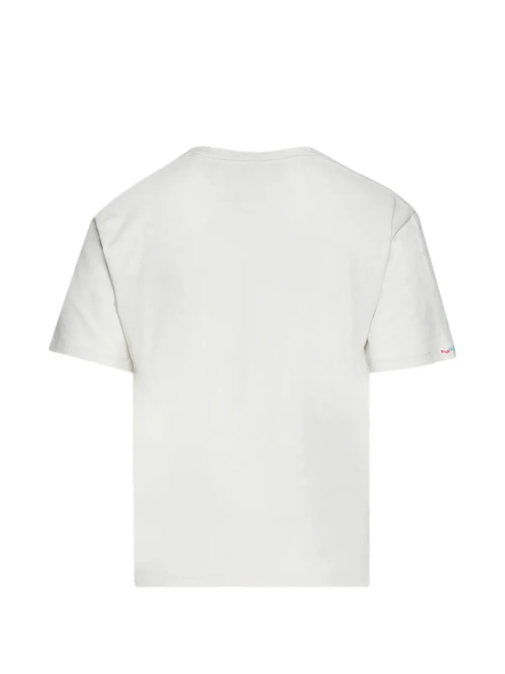 Nahmias Dusty Rainbow T-shirt met applicatie Wit